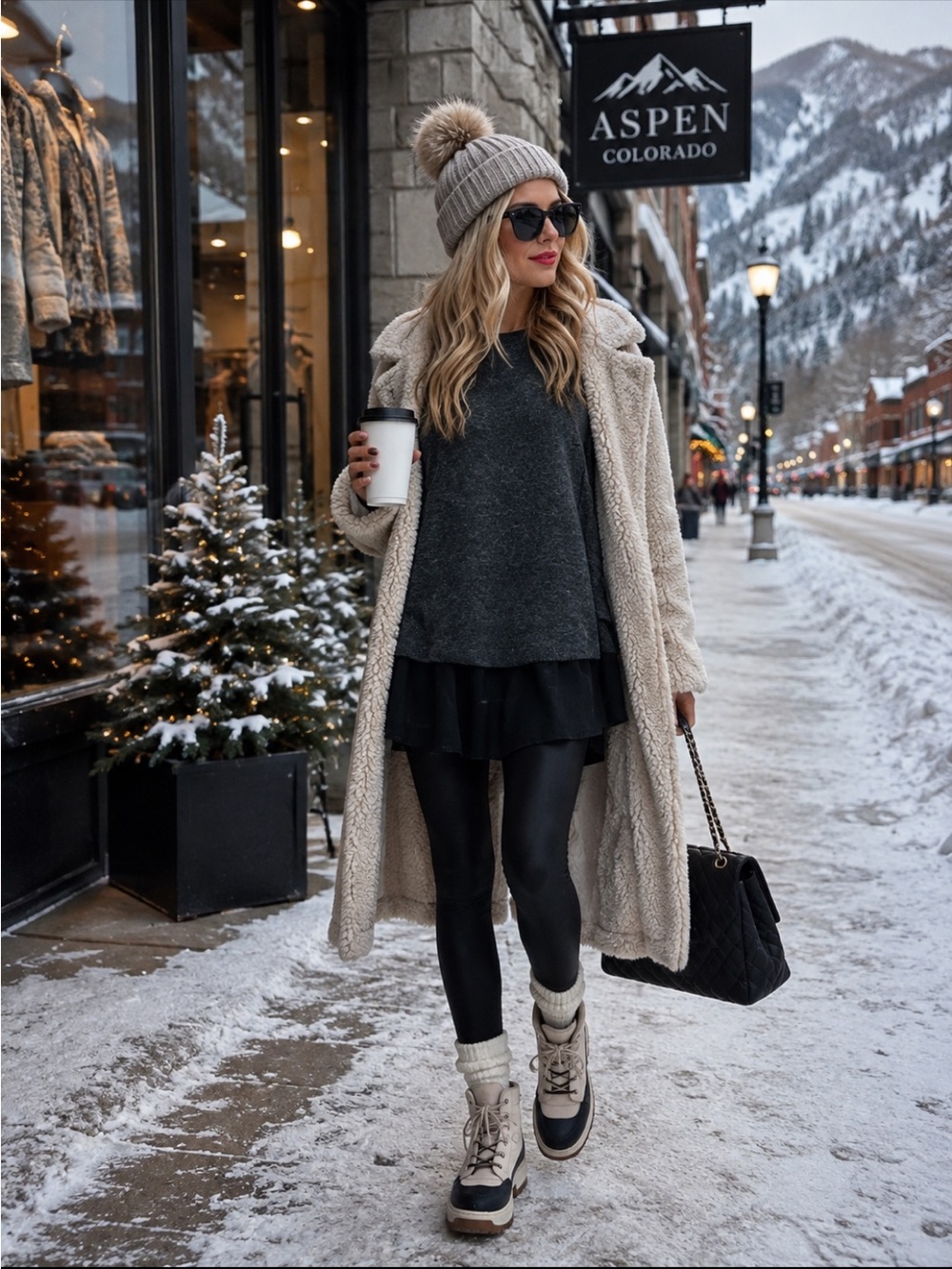 Charcoal Gray w/Black Contrast Trim Tunic